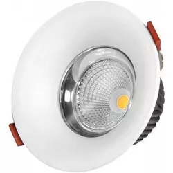купить Освещение для помещений LED Market Downlight COB Round 12W, 4000K, LM-D2008, dimmable, White в Кишинёве 