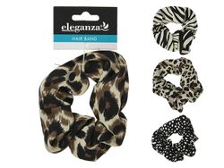 Elastic textil pentru par Eleganza 9cm, voluminos