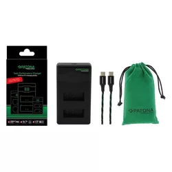 купить Зарядное устройство для фото-видео Patona Premium Twin Performance PD p/u Canon LP-E17 + USB-C Cable в Кишинёве 