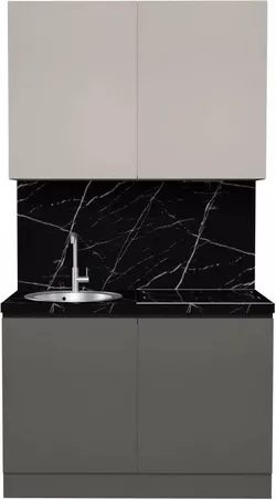 купить Мебель для кухни ArtFlame GOLA Cream/Stone Grey (1.2 m.l.) в Кишинёве 