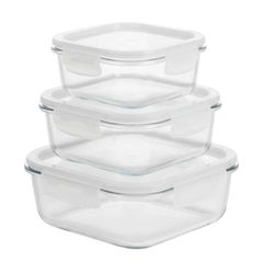 cumpără Container alimentare Borart 146520PF Set 3 containere patrate (520+800+1200) în Chișinău 