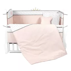 купить Детское постельное белье PernaMea Set lenjerie 8 piese Confort Stele Roz (PM.100042/3) в Кишинёве 