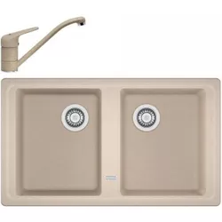 cumpără Chiuvetă bucătărie cu bateria Franke 114.0491.659 Sinthetic Sinks BFG 620 3 1/2" WWK REV WOF OA No în Chișinău 