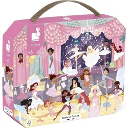 купить Пазл Janod J02393 Puzzle din lemn Dancers, 100 piese в Кишинёве 