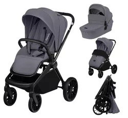 купить Детская коляска Lionelo Carucior 2in1 Mika Plus Grey Stone в Кишинёве 