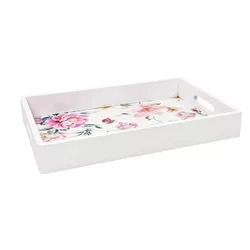 cumpără Tavă de bucătărie Tognana 57020 Tava de sevire Wild Rose 30x20x4cm, cu manere, din lemn în Chișinău 