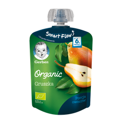 Пюре Gerber Organic груша, с 6 месяцев, 80г