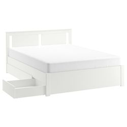 cumpără Pat Ikea Songesand Luroy 140х200 White în Chișinău 