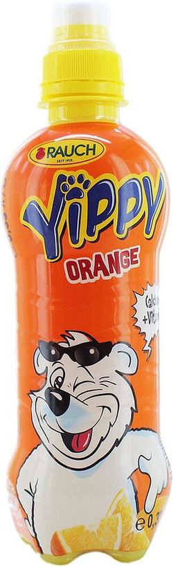 Cокосодержащий напиток Yippy апельсин 0,33 Пэт