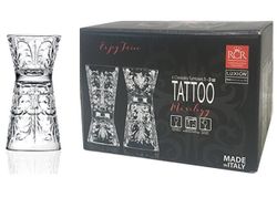 Set pahare pentru lichior Tattoo 6 buc, 60ml