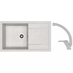 купить Мойка кухонная со смесителем Dr.Gans Techno 860 + SanDonna F 1069 gri в Кишинёве 