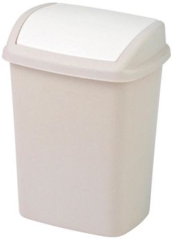 купить Урна для мусора Curver 176504 DOMINIK 10 L bej в Кишинёве 