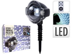 Проектор изображения LED "Снегопад" белый, 4функ