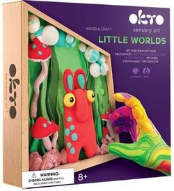 купить Набор для творчества Okto 20031 DIY Set de plastilină ușoară Lumi mici Trol в Кишинёве 