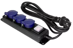 cumpără Prelungitor electric ORNO ORAE13296GS5M 3 locuri 16a 5m ip44 în Chișinău 