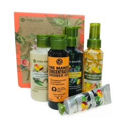 LES PLAISIRS NATURE - Set îngrijirea corpului Mango & Coriandru