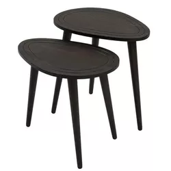 cumpără Măsuţă cafea Trendy Dulce-Antracit (2 bucăți) în Chișinău 
