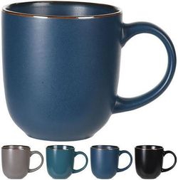 cumpără Veselă Promstore 45810 Чашка 330ml Metallic Rim Blu în Chișinău 