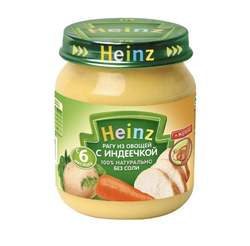 Piure Heinz Tocana de legume si carne de curcan (6+ luni) 120g
