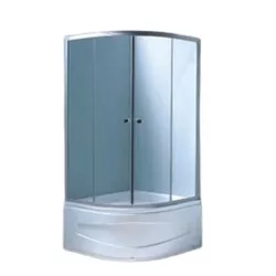 купить Душевая кабина MPN 29 038, 900X900X1950, cada inalta, forma rotunda., sticla transparenta в Кишинёве 