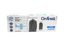Set huse pentru haine 3buc 65X140cm Ordinett transparent, PEVA