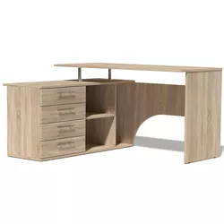 купить Офисный стол Fabrik Home СК-01 левый дуб сонома в Кишинёве 
