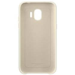 купить Чехол для смартфона Samsung EF-PJ250, Galaxy J2 2018, Dual Layer Cover, Gold в Кишинёве 