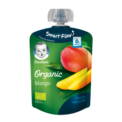 Pireu Gerber Organic de mango (6+ luni), 80g