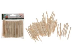 Set betisoare pentru aperitive EH 100 buc, 9cm, bambus, blister