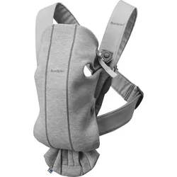 купить Кенгуру BabyBjorn 021072E1 Mini Light Grey cu pozitii multiple de purtare, 3D Jersey в Кишинёве 