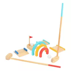 купить Активная игра Tooky Toy TH557 Jocul din lemn Golf, 57364 в Кишинёве 