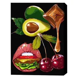 купить Картина по номерам BrushMe PGX37951FC 40x50 сm (fără cutie) Aspect gourmet в Кишинёве 