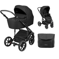 cumpără Сărucior pentru copii Kikka Boo 31001020125 2 in 1 Amani Black în Chișinău 