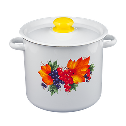 Кастрюля эмалированная 5,5 л