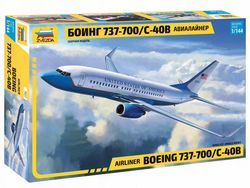cumpără Mașină Richi R42 / 4 (7027) avion. Boeing 737-700 1:144 (se incleie) în Chișinău 