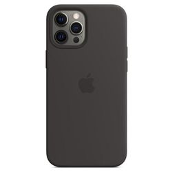 cumpără Husă pentru smartphone Apple iPhone 12 Pro Max Silicone Case with MagSafe Black MHLG3 în Chișinău 