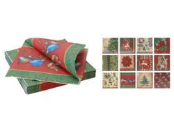 Салфетки рождественские бумажные 20шт, 33X33сm