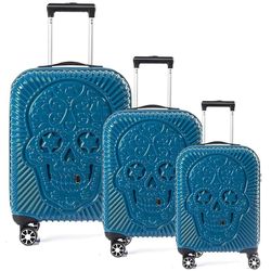 купить Чемодан CCS Комплект 5186 Set Blue в Кишинёве 