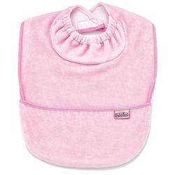 купить Слюнявчики BabyJem 375 Baveta cu buzunar Velvet Roz в Кишинёве 