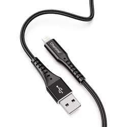 купить Кабель для моб. устройства Charome C22-03 USB to Lightning, Black в Кишинёве 