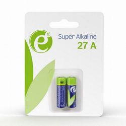 27A Energenie "EG-BA-27A-01" 12V, Alkaline, Blister*2, (LRV08, 8LR23), Dim. mm: Ø7.7, height 27.6