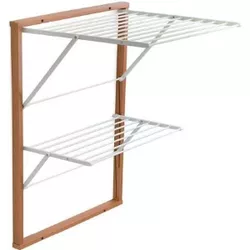 купить Сушилка для белья Arredamenti Italia Kevin, настенная, широкое крыло, вишневое дерево в Кишинёве 