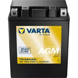 купить Автомобильный аккумулятор Varta 12V 12AH 210A(EN) клемы 1 (133x90x164) YTX14AH-BS AGM (512909021K542) в Кишинёве 