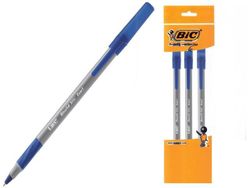 Set pixuri BIC Round Stic Exact 3buc, albastru
