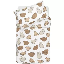 купить Детское постельное белье Jollein 003-005-68047 Set husa pentru plapuma si perna Miffy and Friends, 140x100cm в Кишинёве 