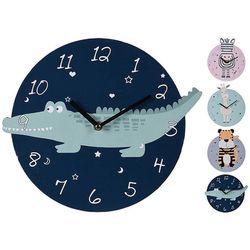 cumpără Ceas Promstore 16983 Ceas de perete pentru copii Animale 26x28cm în Chișinău 