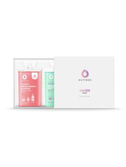 DutyBox Hands Пенал - Мыло-пенка для рук Малиновый йогурт/Шалфей и мята