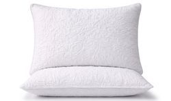 купить Домашний текстиль Somnart 025513 Set 2 perne matlasate ajustabile Somnia, microfibra alba (50x70) в Кишинёве 