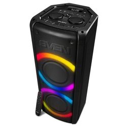 Partybox SVEN "PS-710" 100W, TWS, Bluetooth, FM, USB, microSD, LED-display, 4400mA*h