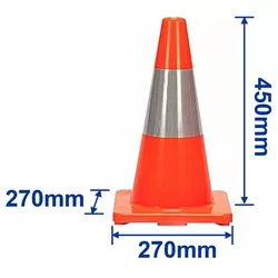 cumpără Organizarea traficului Wadfow WYJ1A45 Con semnalizare reflect. 450mm în Chișinău 
